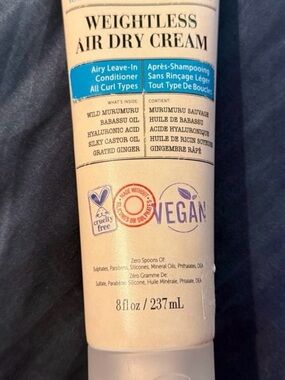 Curlsmith Weightless Air Dry Cream
